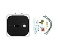 Chauffe Eau Electrique ADROS 15L Sous Evier Sannover + Kit d'Installation Complet NF