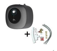 Chauffe Eau Electrique ADROS 15L Sous Evier Sannover + Kit d'Installation Complet NF