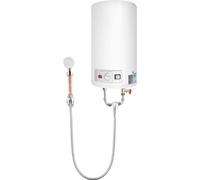 Chauffe-eau électrique, capacité de 50 litres, indice de protection IPX4, couleur : blanc
