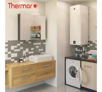 Thermor Chauffe-eau électrique Malicio 3 120 L Carré Vertical Monophasé 2400 W Blanc 231072