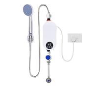 Chauffe-eau électrique, chauffe-eau électrique, chauffage rapide, écran LED, thermostat, fonction de sécurité, montage mural, douche, cuisine, hôtel, économe en énergie