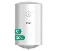 Chauffe-eau électrique de 30 litres, 1500 W, vertical, blanc efficacité énergétique C