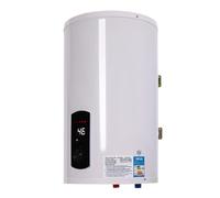 Chauffe-eau électrique instantané 220 V 2000 W - Chauffe-eau électrique avec écran numérique - Pour salle de bain et cuisine - Rouge lavé et blanc