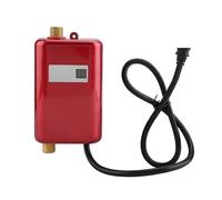 Chauffe-eau Électrique Instantané Sans Réservoir, Sous L'évier For Le Lavage De Et La Salle Bain Salle de bain à domicile(Package 2-Red)
