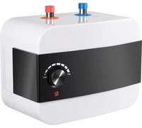 Chauffe-eau électrique - Mini-chaudière 6 L - 1500 W - IPX4 - Réglable de 30 à 65 °C - Temps de chauffe 8 à 15 min - Pour cuisine/salle de bain/lavabo - Blanc