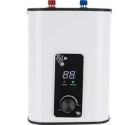 Chauffe-eau électrique - Mini-chauffe-eau - 1 500 W - Réservoir de 6,6 L - Eau chaude immédiate - Prise UE 220 V - CE - Beige