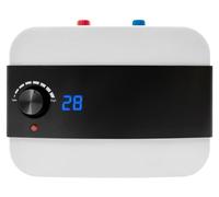 Chauffe-eau électrique - Mini-chauffe-eau sous plan 6 L - 1500 W - Écran LED - Température réglable de 30 à 65 °C - Chauffage rapide - Protections multiples - Blanc