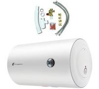 Chauffe Eau Electrique Mural Blindé Horizontal Bypso Sannover 150 Litres + Kit d'Installation Complet NF Blanc G