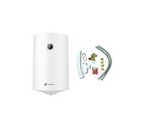 Chauffe Eau Electrique Mural Vertical Blindé Bypso Sannover 50 Litres + Kit d'Installation Complet NF