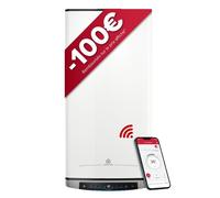 Ariston Thermo Chauffe-eau électrique plat VELIS EVO DUNE DRY WiFi 80L – 25% d'économie d'énergie