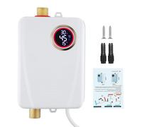 Chauffe-eau électrique - Puissance : 3500 W - Mini, seulement 7 cm de profondeur - Blanc