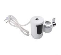 Chauffe-eau électrique sans réservoir pour eau chaude instantanée dans la cuisine et la salle de bain avec design compact en métal couleur blanche 14 x 13 x 6,5 cm unité de chauffage efficace pour un