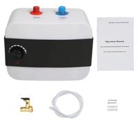 Chauffe-eau électrique - sous évier - compact, 6 L, 1,5 kW, IPX4, 30-65 °C, 220 V - blanc