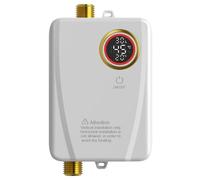 Chauffe-eau électriques 220V 3500W, Chauffe-eau électrique sans réservoir | Petit chauffe-eau instantané électrique économie d'eau Avec écran numérique, Pour cuisine, salle de bain, lavage