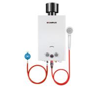 Chauffe-eau gaz à circulation, 10 litres/minute, 20 kW, pour camping et caravane