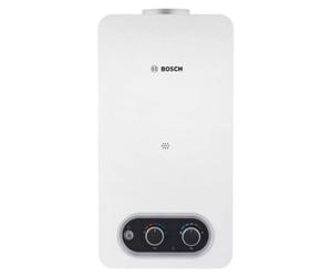 Chauffe-eau gaz méthane Bosch Therm T4204, chambre de combustion ouverte, 14 litres, faible émission de NOx, alimentation par batterie, méthane, 24 kW