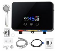 Chauffe-eau instantané, 3500 W, modèle compact, portable, avec écran et protection IPX4