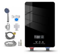 Chauffe-eau instantané, 5500 W, 220 V, écran LED, indice de protection IPX4