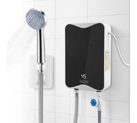 Chauffe-eau instantané, 5500 W, 230 V, écran LED, indice de protection IPX4, modèle compact