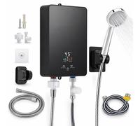 Chauffe-eau instantané 6000 W, mini-chauffe-eau, kit de douche avec indicateur de température LED