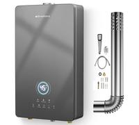 Chauffe-eau instantané à gaz, débit de 16 litres/minute, puissance de 32 kW, 5 modes, écran tactile LED
