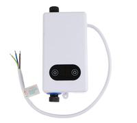 Chauffe-Eau instantané à mémoire, température constante 3400W, | Écran Numérique Avec Mémoire De Température, Corps En Abs, Robinet D'Eau Chaude Pour Cuisine Salle De Bain Camping-Car, Blanc