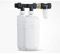 Chauffe-eau instantané Dafi 3,7 kW jusqu'à 11 kW avec groupe de raccordement + vanne d'arrêt (9 kW)