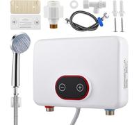 Chauffe-eau instantané de 5,5 kW, 220 V, avec écran numérique, indice de protection IPX4, plage de température de 30 à 52 °C