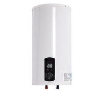Chauffe eau instantané electrique 50L 2000W mural IPX4 écran LED vertical | Réservoir 50L acier émaillé. 2000W. Réglage 25-75°C. Écran LED. IPX4 anti-fuite. Mural. Idéal douche/cuisine