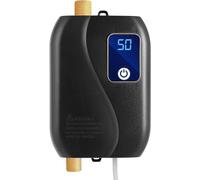 Chauffe-eau instantané électrique - Eau chaude instantanée - Douche immédiate - Conception sans réservoir - 3500 watts - Rouge