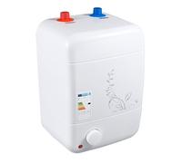 Chauffe-Eau Instantané Électrique sans Réservoir avec 30-65℃ Technologie de Température Auto-Modulante 220V, pour Chaudière Unique Cuisine de Salle de Bains de Pression (White 1.5KW)