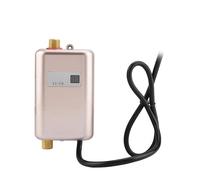 Chauffe-eau Instantané Mini Électrique Sous Évier Avec Écran LCD For À Domicile Lavage Chaud Froid Double Usage Salle de bain à domicile(Golden)