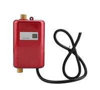 Chauffe-eau Instantané Mini Électrique Sous Évier Avec Écran LCD For À Domicile Lavage Chaud Froid Double Usage Salle de bain à domicile(Rot)
