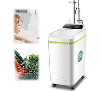 Chauffe-eau instantané portable 220 V, système de douche intelligent de 50 L avec arrêt automatique pour les voyages, le surf, la plongée, la caravane et l'utilisation des animaux domestiques, 2000 W