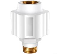 Chauffe-eau multi-usage mural anti-électricité, connecteur de sécurité, barrière isolée anti-fuite, métal ABS, 10,2 cm fileté (1 dent en cuivre)