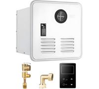Chauffe-eau sans réservoir de 65 000 BTU RV, chauffe-eau instantané au | Échangeur de chaleur en cuivre sans oxygène, 8 protections de sécurité, fonction antigel, chauffage rapide