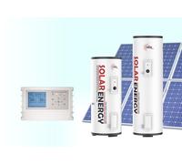 Chauffe-eau Solaire Photovoltaïque Elix 200 L - Boiler PV DC avec Réservoir d’eau chaude (avec MPPT, 200L, DC 1100W)