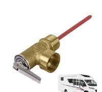 Chauffe-eau soupape de décompression de température 99 °C 10,3 bar | Vanne de sécurité pour chauffe-eau, techniciens, entrepreneurs, chauffe-eau chaude, systèmes de chauffage sanitaire