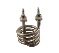 Chauffe-eau submersible en acier inoxydable hélicoïdal avec tête en fer et élément chauffant à eau distillée, 220 V 380 V (4500 W, 380 V)