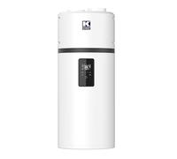 Chauffe-Eau Thermodynamique, 102L, Réfrigérant R290, Chauffe-Eau à Pompe à Chaleur Murale Verticale, COP 2.9, pour Eau Chaude Jusqu'à 65℃