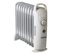 Mesko Radiateur à huile MS 7805 – 1000W, 9 éléments, régulateur de température – Blanc