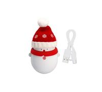 Chauffe-Mains banque de puissance 2 en 1 noël bonhomme de neige - Rouge