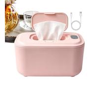 Chauffe- rechargeable 3 réglages de température | Chauffe-lingettes USB de grande capacité pour garçon, fille, maman, papa, maison, salle de bain, hiver, nuit, crèche, voyage