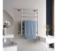 Chauffe-serviettes électrique, support chauffant, mur en acier inoxydable, refroidisseur de salle de bain, thermostat intelligent, bain de cuisine, prise électrique