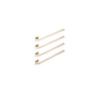 Dornbracht chauffe-serviettes, 4 positions, saillie à droite, largeur 600mm, 83314980-46, Couleur: Champagne brossé