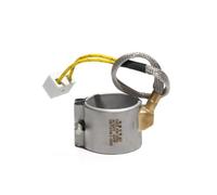 Chauffeur de bande aluminisé de dia de 32mm 30-60mm 110-380V 100-200W | Élément chauffant à serpentin scellé(Gold,220V,120W 32x35mm(DxH))