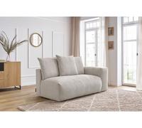 Chauffeuse 2 places avec accoudoir pour canapé modulable VOLTAIRE beige angle droit BOBOCHIC 2 places Angle droit Beige