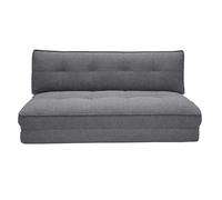 Chauffeuse 2 places convertible en tissu gris sally