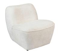 Chauffeuse en tissu chenille MINARI - Blanc