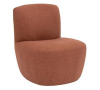Chauffeuse ""Leone"" rose terracotta - Atmosphera Créateur d'intérieur